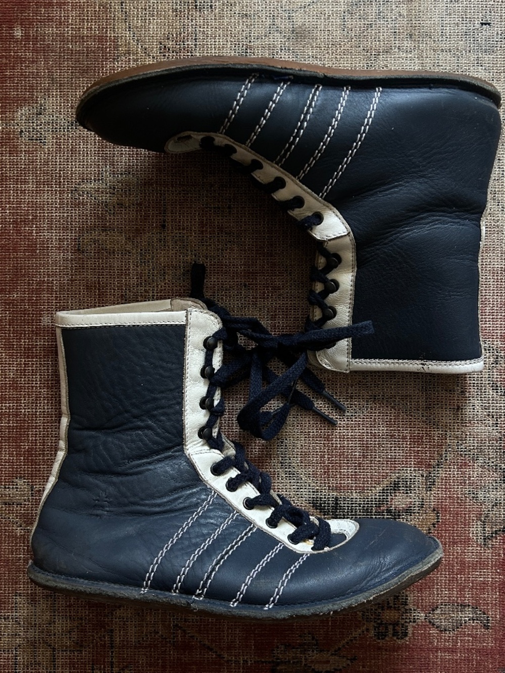 Vintage FLY London Boxing Boots Size 38